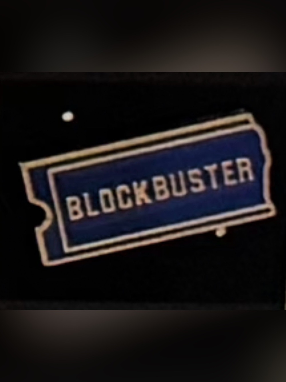 New Blockbuster Blue Logo Pin